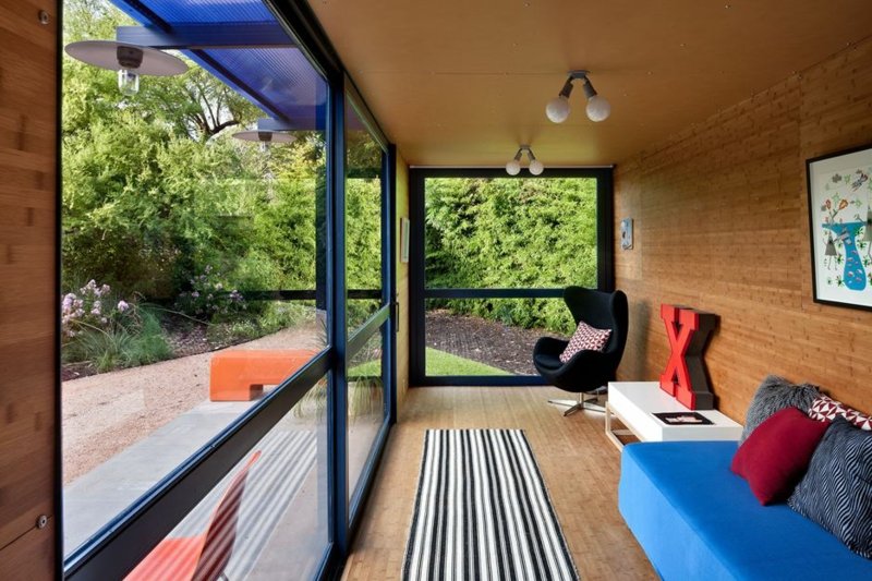 maison de conteneur maison d'hôtes salon