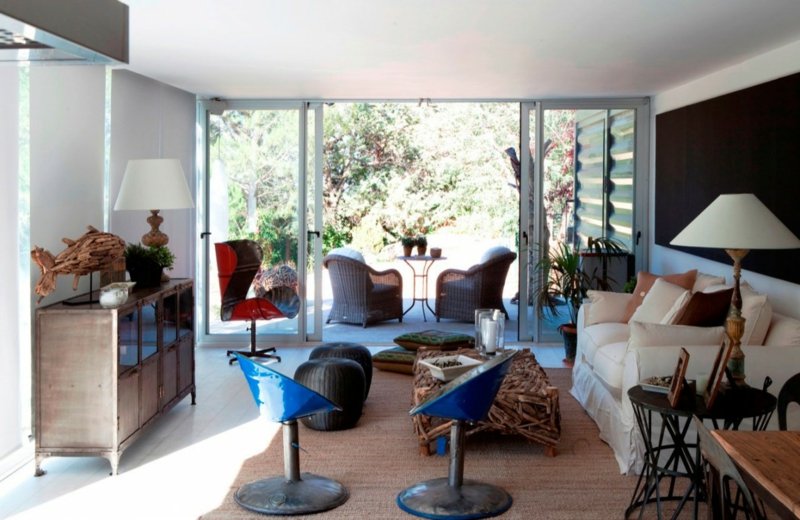 maison conteneur dans le salon El Tiemblo